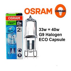Halogénová žiarovka ECO G9 33W OSRAM