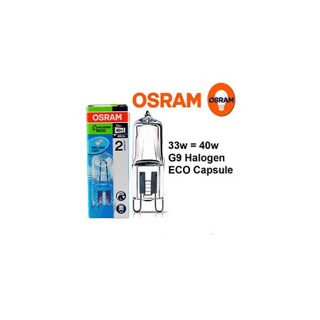 Halogénová žiarovka ECO G9 33W OSRAM