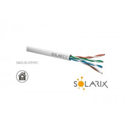 Inštalačný kábel SOLARIX Cat5e UTP PVC drôt