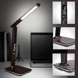 PROFI LED stolová lampa hnedá
