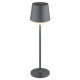 Solárna stolová lampa antracit